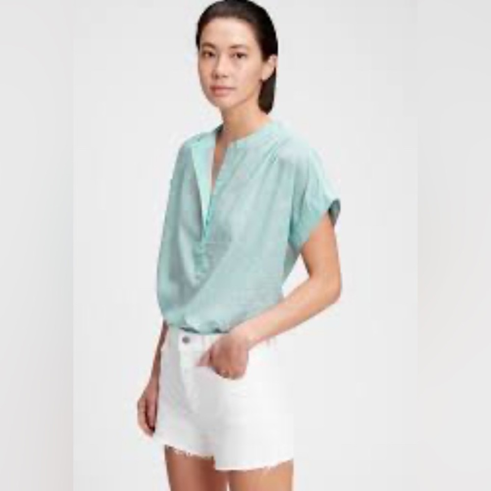 Gap Easy Shirred Popover Top | NWT